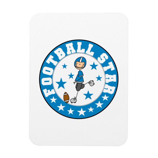 Fotbollsstjärna Magnet (Vertikal)