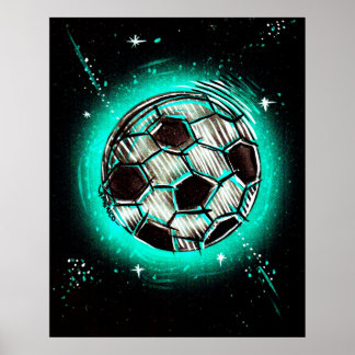 fotbollsstjärna poster