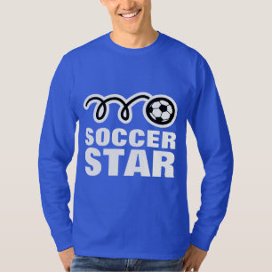 Fotbollsstjärna skjorta t-shirt