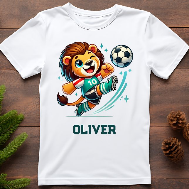 Fotbollsstjärna Söt Lejon T Shirt (Skapare uppladdad)