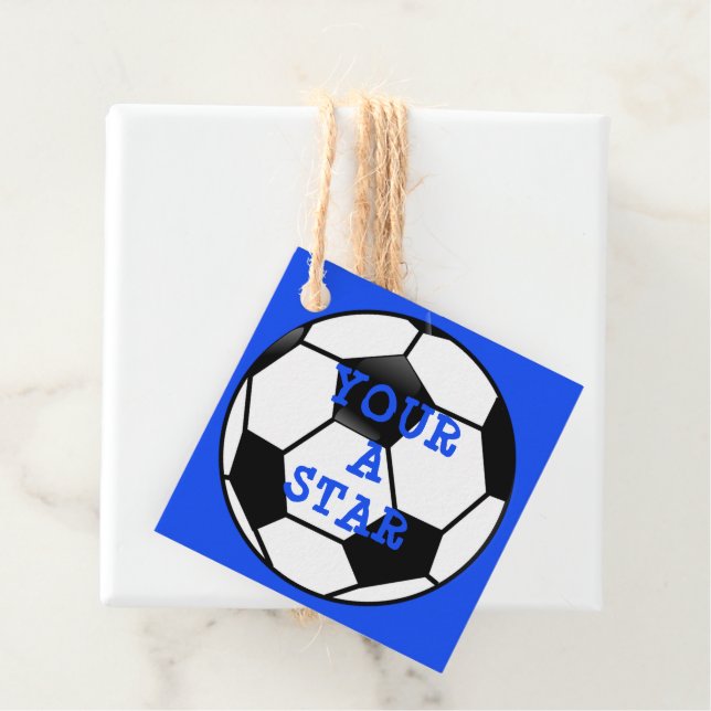 FotbollsstjärnorTack Gåvor Etiketter (På plats)