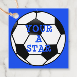 FotbollsstjärnorTack Gåvor Etiketter