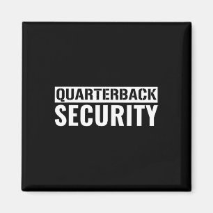 Fotbollsstötande linje Lineman Quarterback Protec Magnet
