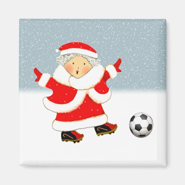Fotbollsstrumpfyllare Magnet (Framsidan)