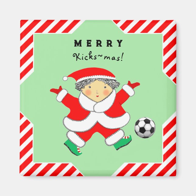 Fotbollsstrumpfyllare Magnet (Framsidan)