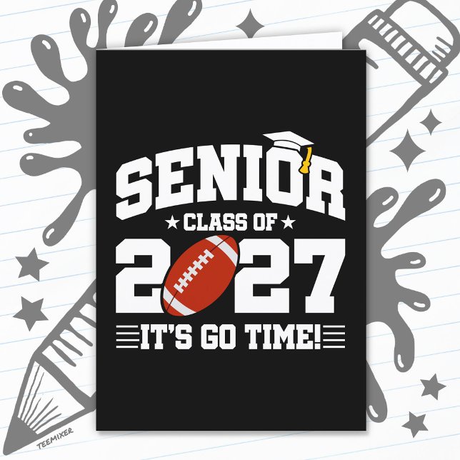 Fotbollsstudenten är redo Seniorklass 2027 Kort (Skapare uppladdad)