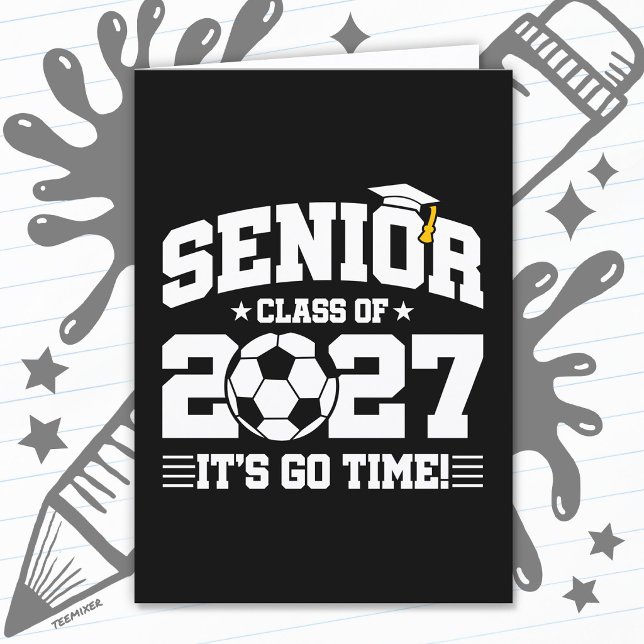 Fotbollsstudentexamen Dags Seniorklass 2027 Kort (Skapare uppladdad)