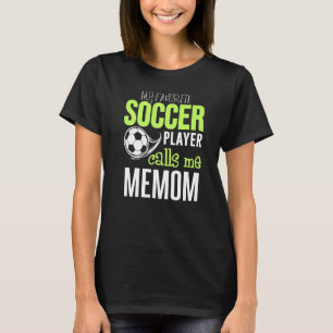 Fotbollssymboldesign Min favoritspelare anropar mi T Shirt