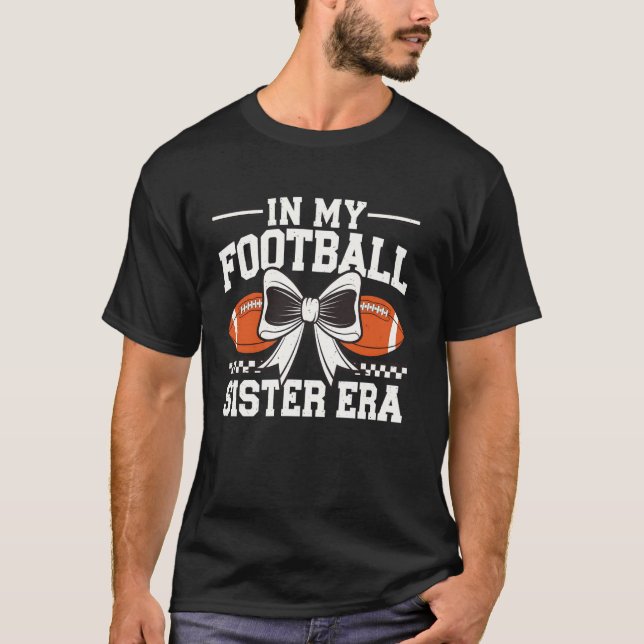 Fotbollssyster Spelstämning Söndag Tailgate T Shirt (Framsida)
