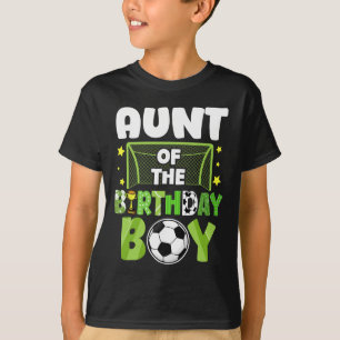 Fotbollstant Geburtstag Pojke Party Fotboll Familj T Shirt