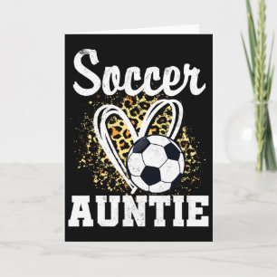Fotbollstanten Leopard Heart Kort