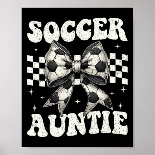Fotbollstanten Rollig Coquette Bow Fotbollstanten Poster