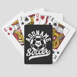 Fotbollsteamets Personlig för fotbollsspelare ADD  Casinokort