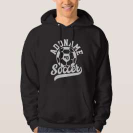 Fotbollsteamets Personlig för fotbollsspelare ADD  Hoodie