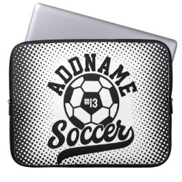 Fotbollsteamets Personlig för fotbollsspelare ADD  Laptop Fodral
