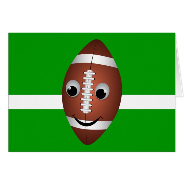 Fotbollstecken Hälsningskort (Framsidan Horizontal)