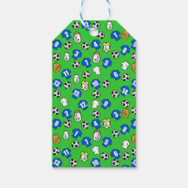 Fotbollstema med blå shierarki presentetikett