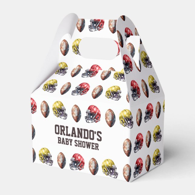 Fotbollsteman för babyskor presentaskar (Framsidan Sidan)