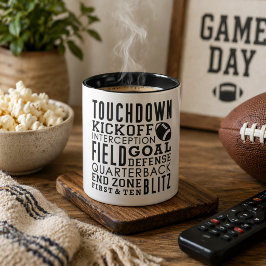 Fotbollsterm Collage Mugg