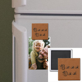 Fotbollstext för bästa Pappa Magnet