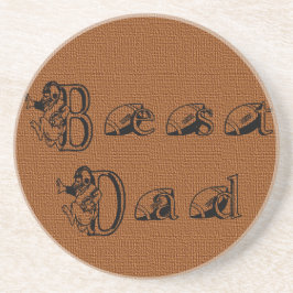 Fotbollstext för bästa Pappa Underlägg Sandsten