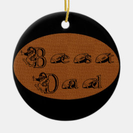 Fotbollstext Pappa Julgransprydnad Keramik