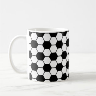Fotbollstextur mönster  kaffemugg