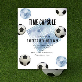 Fotbollstidskapsel 1-årsdag poster