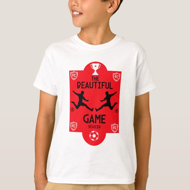 Fotbollstillbehör T Shirt (Framsida)