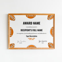 Fotbollstilldelningsbevis, MVP