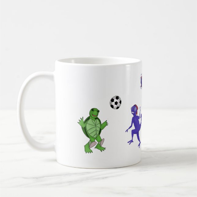 Fotbollstjärnamugg Kaffemugg (Vänster)