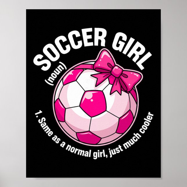 Fotbollstjej Definition  Poster (Framsidan)