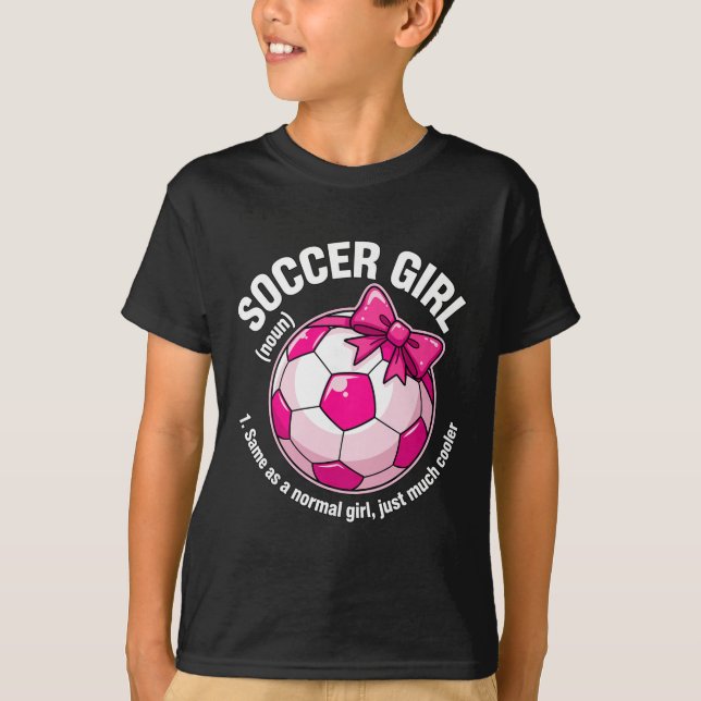 Fotbollstjej Definition  T Shirt (Framsida)