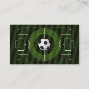 Fotbollstränare Fotbollstränare svart Visitkort