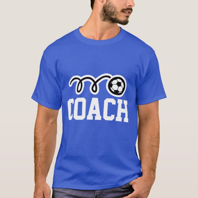 Fotbollstränare t t-shirt (Framsida)