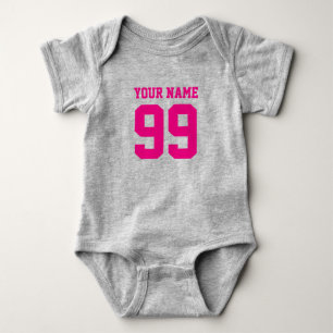 Fotbollströja flicka bodysuit Söt babykläder Tee Shirt