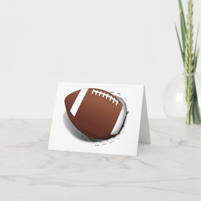 Fotbollsutgång Kort (Framsida)