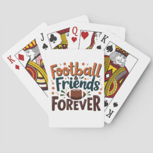 Fotbollsvänner för fotbollsäsong över Fantasy Casinokort