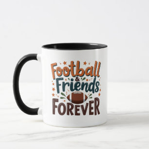 Fotbollsvänner för fotbollsäsong över Fantasy Mugg