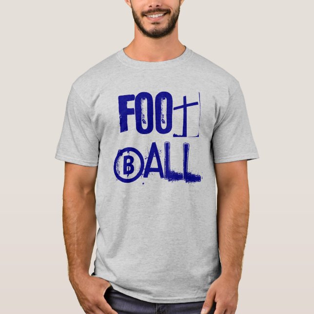 FotbolltextT-tröja T-shirt (Framsida)