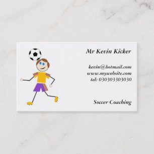Fotbollungar Visitkort