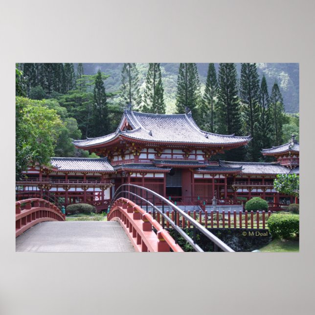 Fotbron - Byodo-In-Temple Poster (Framsidan)