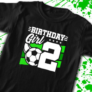 Fotdag - 2 år gammal flicka - 2:a födelsedagen t shirt