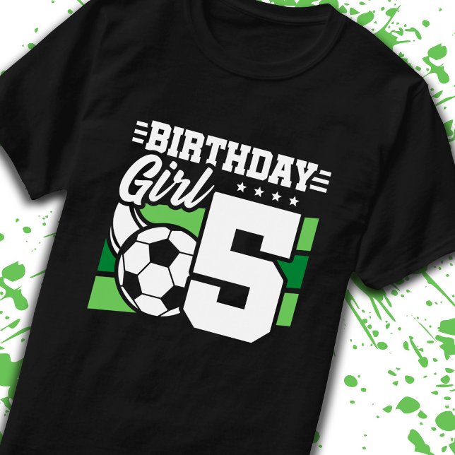 Fotdag 5 år gammal flicka 5:e födelsedagen t shirt (Skapare uppladdad)