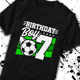 Fotdag - 7 år gammal pojke - 7:e födelsedagen t shirt