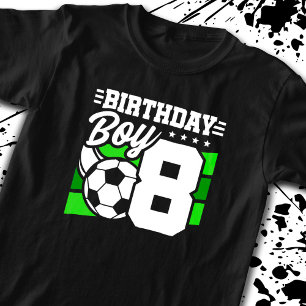 Fotdag - 8 år gammal pojke - 8:e födelsedagen t shirt