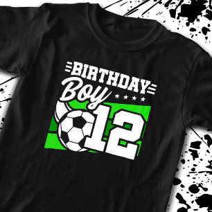 Fotdag - tolv år gammal pojke - 12:e födelsedag t shirt