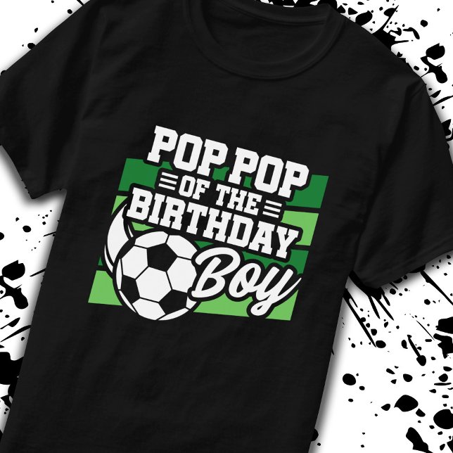 Fotdagens popup - Boys Soccer Birthday T Shirt (Skapare uppladdad)