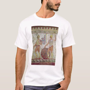 Fotfolk gravmålning från Paestum T-shirt