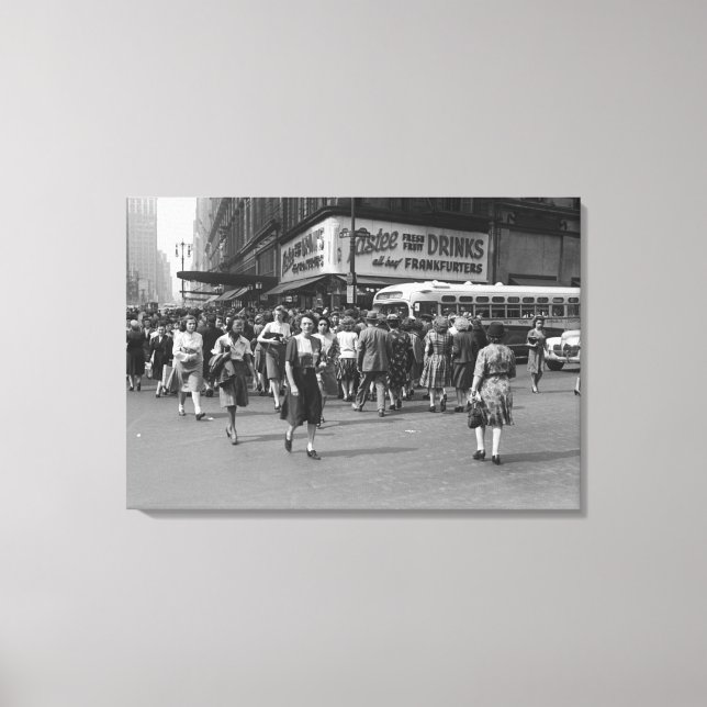 Fotgängare 2 canvastryck (Framsida)